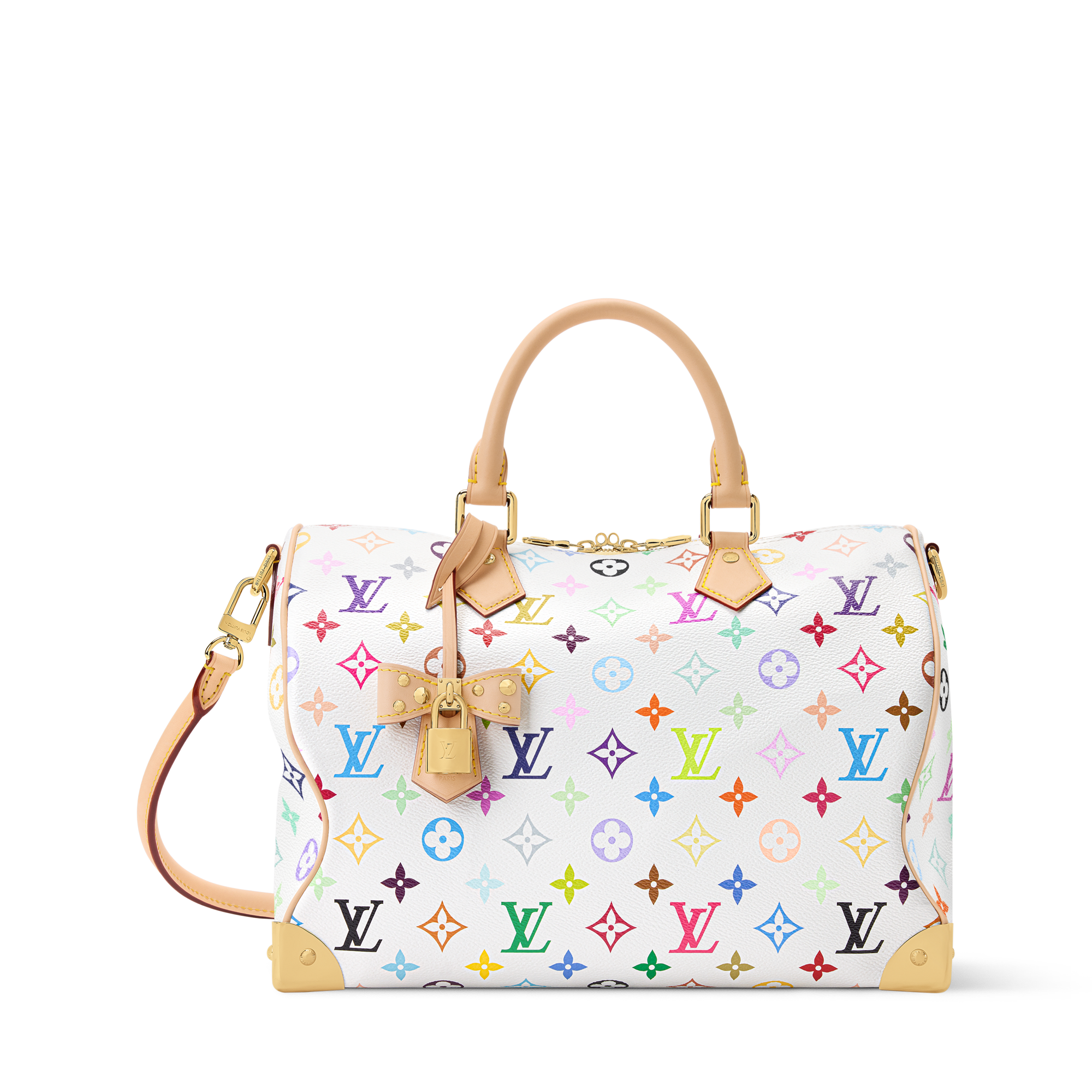 LV x TM Speedy Soft 30 Bag - Luxury Other Monogram Canvas White
